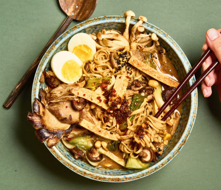 Rezept Erdnuss-Ramen mit omami Tofu